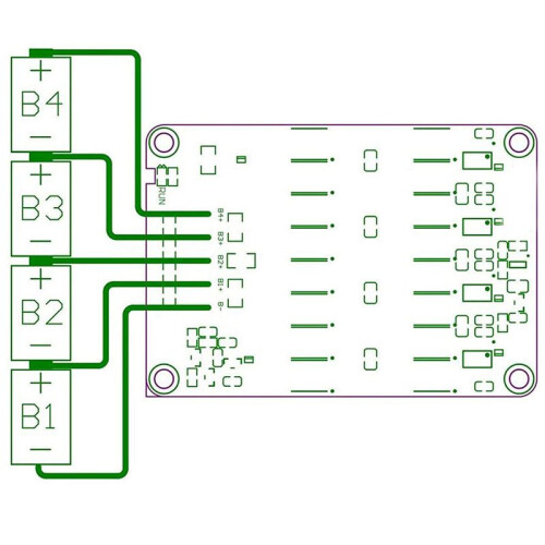 4X 6S Active Equalizer Balancer Lifepo4 / Lipo/ LTO Battery  Equalization Capacitor BMS Board 2