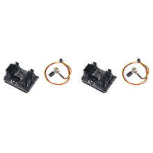 2X Adaptador de Ventilador de 3Pinos e 4Pinos PWM PC Gabinete de RefrigeraçãO Do Ventilador Do Hub 8 Vias Divisor 12 V Controlador de Velocidade com