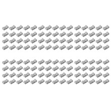 120 Pièces 24mmx11mmx10mm Console Mélangeur Curseur Fader Boutons Remplacement pour Potentiomètre Bouton Gris Marque Noire