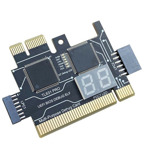 6X TL631 Pro LPC-DEBUG Placa de Diagnóstico + Placa de ExpansãO PCI PCI-E  PCI-E Placa-MãE Multifuncional 2