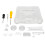Protective Shell for N64 Retro Console, Translucent Case with Power Button and Mounting Kit, ABS Replacement Housing Compatible Across Regions - Easy 1