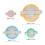 Comprehensive 6Pcs Pompom Maker Set for DIY Yarn Crafts Sizes 38mm-88mm 5