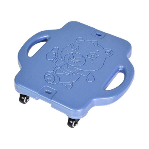 Children's Sitting Board with Casters for Various Activities Blue