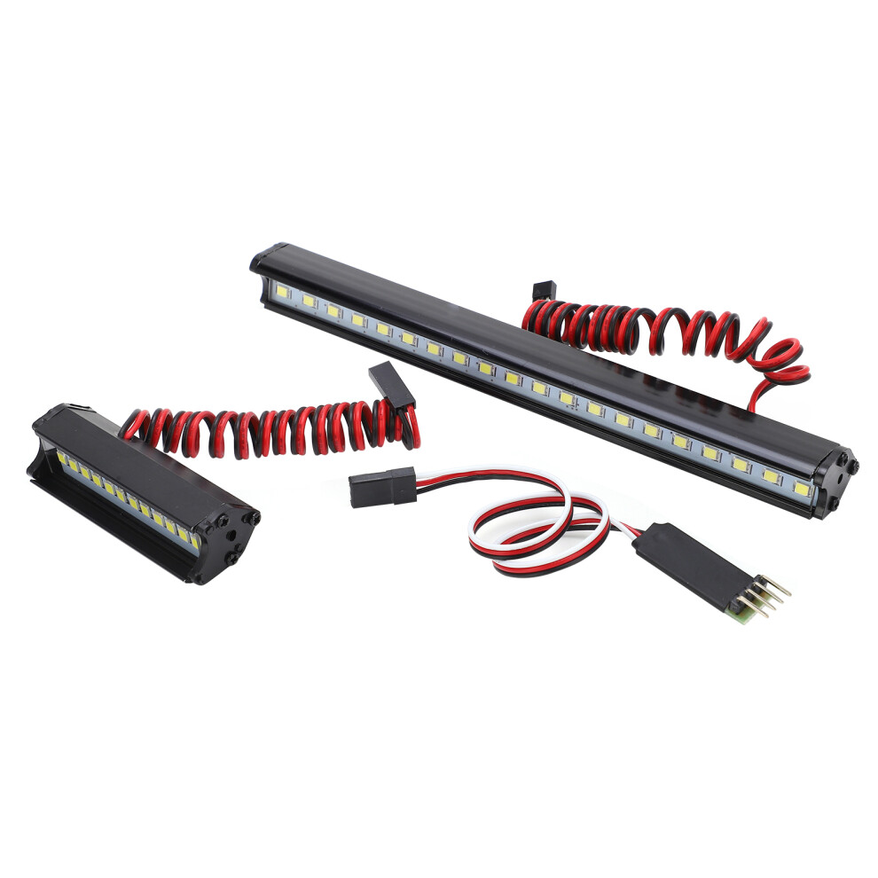 Universal 1/10 Double Row Aluminum Rc Car Spotlights For Scx10 90046 3731377311914