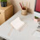 Pad Beige En PU Avec Compartiments Et Porte-Stylo 5