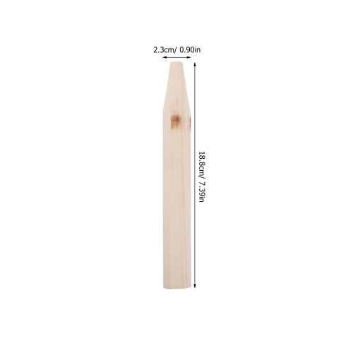 Professional Wood Badminton Racket Handle Replacement Grip Beige 1