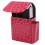 Fashionable Cigarette Accessory, Textured Croc Effect Flip Clamshell Case, Durable Practical Organizer for Personal Style (Red) 5