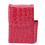 Fashionable Cigarette Accessory, Textured Croc Effect Flip Clamshell Case, Durable Practical Organizer for Personal Style (Red) 1