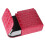 Fashionable Cigarette Accessory, Textured Croc Effect Flip Clamshell Case, Durable Practical Organizer for Personal Style (Red) 6