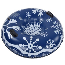 Inflatable Snow Tube, Outdoor Winter Sports Heavy Duty Snow Sled With Durable Handles For Sledding And Tubing Fun