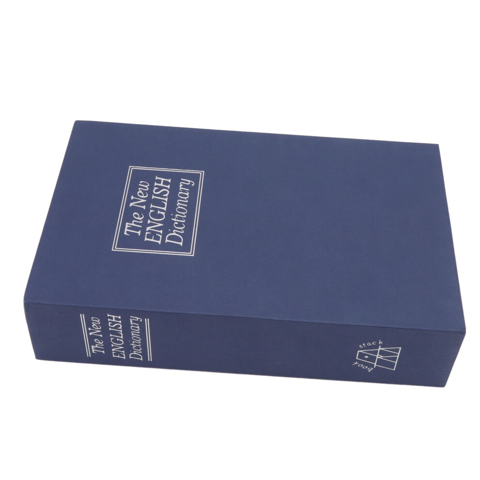 Book Safe With Coded Lock Disguised As Blue Dictionary For Security 8051372954370