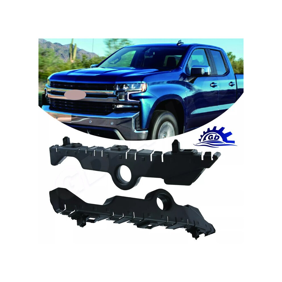 Sturdy Construction For Passenger Side Bumper Bracket, Easy Installation For 2019-2022 Chevy Silverado 1500, Abs Plastic Replacement Ensures Enhanced 9405630404937