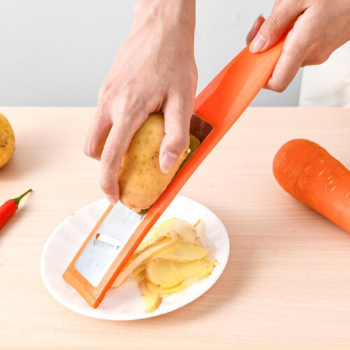 Ergonomic Design Multi-purpose Handheld Grater, Garlic Chopper With Silicone Roller Peeler For Kitchen Graters Set, Rust-resistant And Dishwasher 1