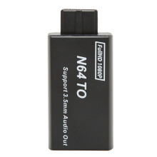 N64 to HDMI Monitor Image Quality Converter, Bypass Technology for Enhanced Resolution, Plug and Play Gaming Solution