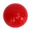 5pcs Red & White Double Layer Golf Practice Balls, Synthetic Rubber Core 2