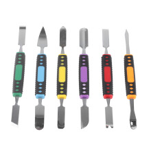 Spudger-set van gelegeerd staal voor elektronica-reparatie, metalen koevoet met dubbele kop, antisliphandgreep, lichtgewicht compact ontwerp, mini
