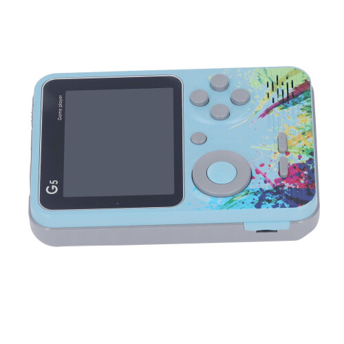 HD Output Retro Handheld Game Console 3.0 Inch Screen Blue with AV