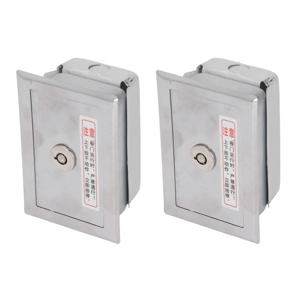 2Pcs Stainless Steel Door Key Switch Box With Keys Â Universal Accessory Kit 9471372963230