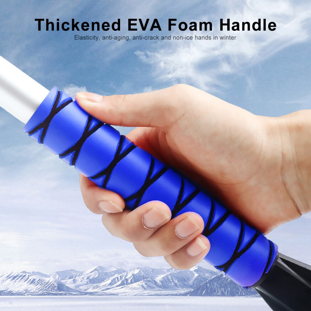 Sturdy Car Ice Scraper And Snow Brush With Detachable Snow Removal Tool 8481372966002