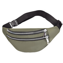 Compact Multi-Pocket Waist Bag, Adjustable Strap Water Resistant Waist Pack for Men & Women, Hands-Free Outdoor Activities, Fashionable Fanny Pack for