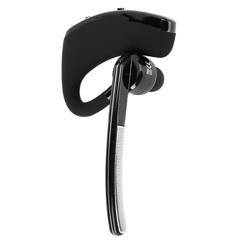 Fone de ouvido com microfone e cancelamento de ruído, mono, Bluetooth, para profissionais, emparelhamento automático, ajuste de 180 graus, 1