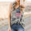 Casual Loose Γιλέκο για Γυναίκες, Υπέροχο Δώρο για την Ημέρα Ανεξαρτησίας, Στρογγυλή 4