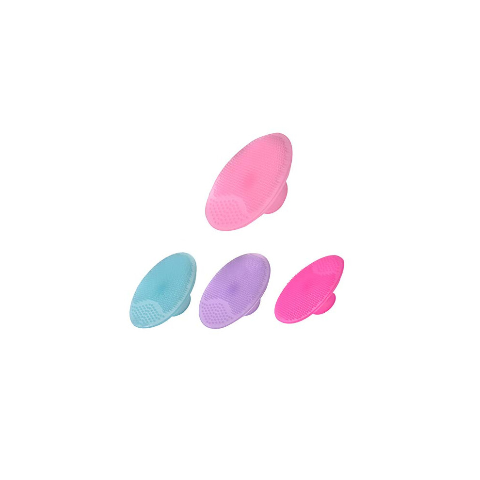 Silicone infant baby shampoo brush massage brush cleaning bath rub baby silicone wash brush