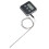 BBQ Grill Thermometer With Digital Display And Timer Function Stainless Steel Probe Programmable Temperature Alert Wall Mounted Kitchen Thermometer 7
