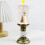 Flameless Candle with Snow Globe Feature, Glittering Lighted Snowfall Effect Candle with Timer Functionality, Battery Operated LED Flameless Candle 4