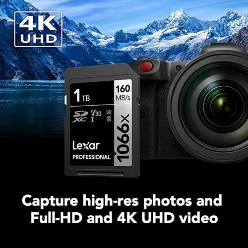 Κάρτα SD για βίντεο 4K και Full HD, περιορισμένη εγγύηση εφ' όρου ζωής, απόδοση υψηλής 1