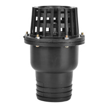 Válvula de retención, válvula plana de PVC negro de 3 pulgadas para baja presión con capacidad de sellado para maquinaria de fluidos.