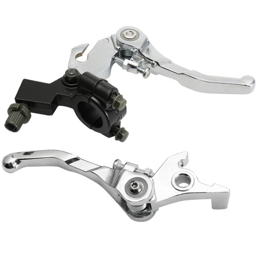 Adjustable Brake Levers, Folding Clutch for 7/8" Compatible Handlebars Ensuring Smooth Control and Safety 1