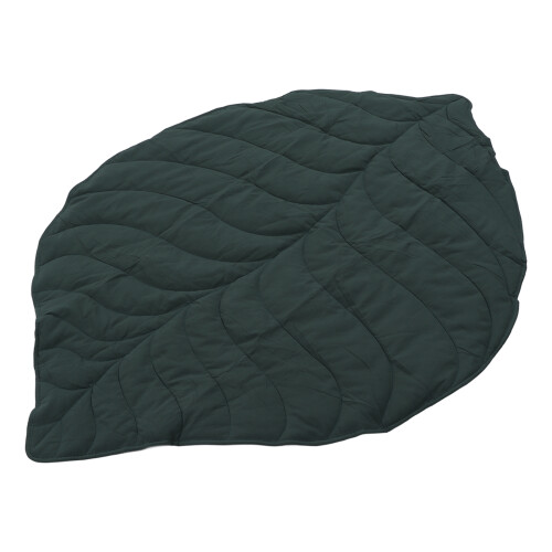 Green Leaf Shaped Baby Crawling Mat, Multi-Size Cotton Rug 2