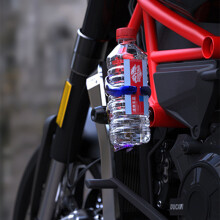 Support de bouteille de vélo pliable en ABS - Stable, résistant à l'usure, léger, couleur titane