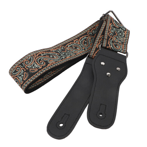 Gitarrengurt, Vintage-Stil, gesticktes Muster, 1