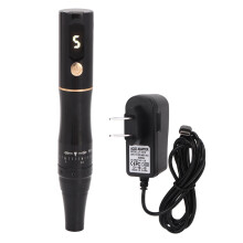 Draadloze micropigmentatiepen, oplaadbaar, permanent make-upapparaat voor wenkbrauwen, eyeliner, lip- en haartjes, met krachtige motor en lcd-scherm.