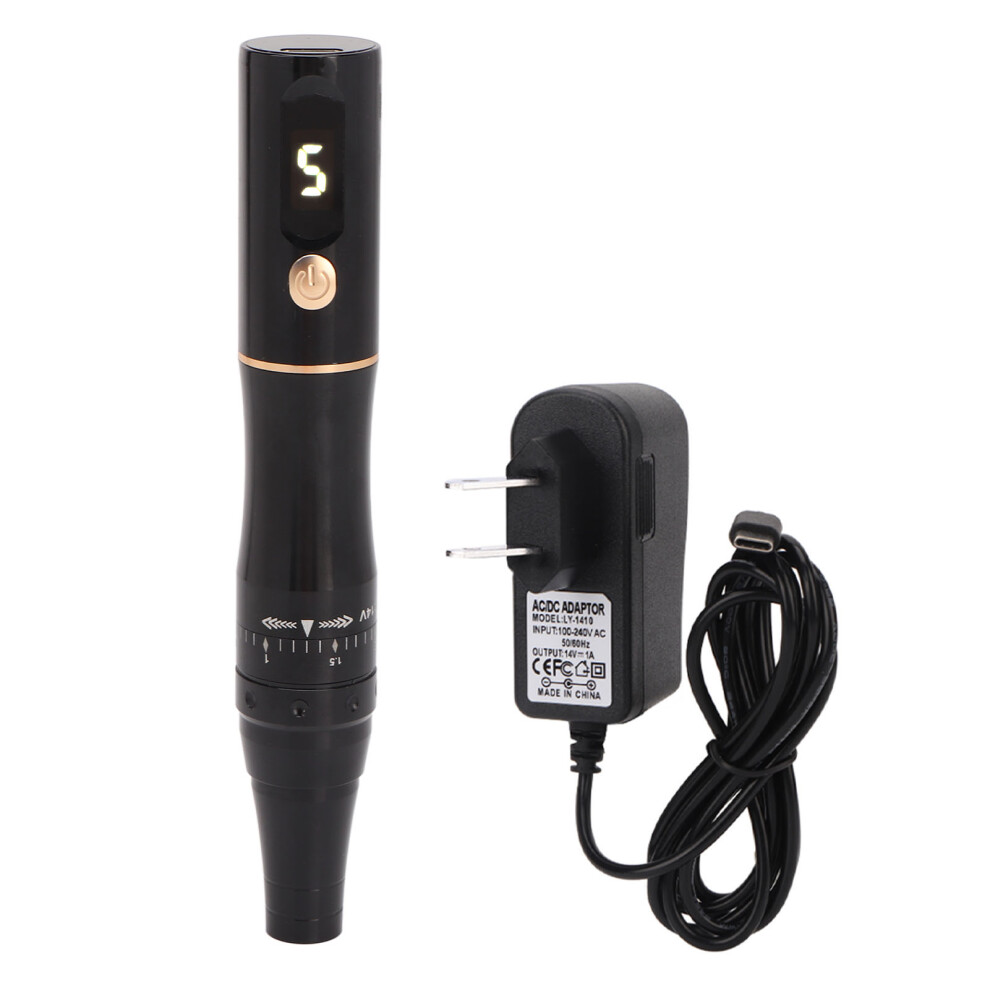 Wireless MicroPigmentation Pen Rechargeable Permanent Makeup Machine For Eyebrow Makeup Eyeliner Lip Hairstroke With Powerful Motor And LCD Screen