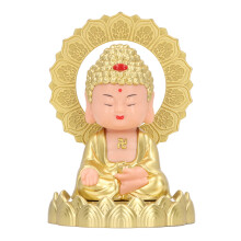 Solar Buddha Statue 129g 12x8.5x8.5 cm Plastic
