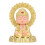 Solar Buddha Statue 129g 12x8.5x8.5 cm Plastic 1