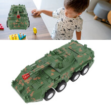 Transforming Camouflage Tank Truck Toy with Light & Sound, ABS Material
