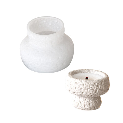 Flexible Silikon-Plattenform, ovales-Kerzenbecher