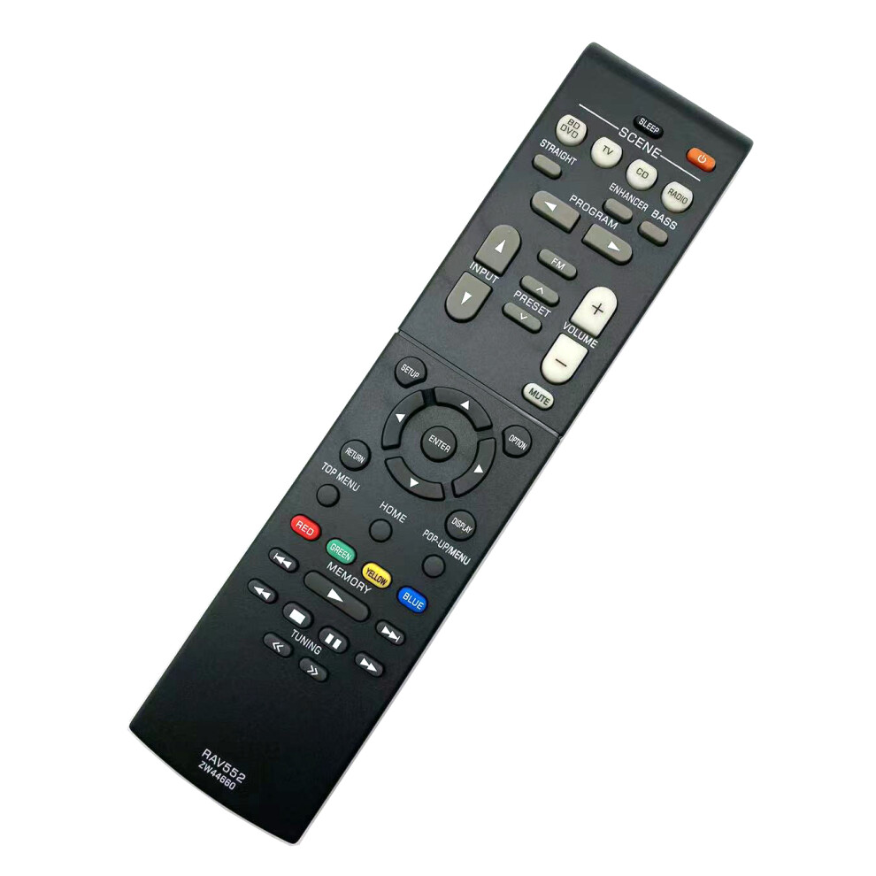Rav552 Zw44660 Remote Control For Yamaha Av Receiver Rav549 Rx-V381 Rx-V383 Rx-V385 Htr-3068 Htr-3069 Htr-3071 Htr-3072 6935161512038