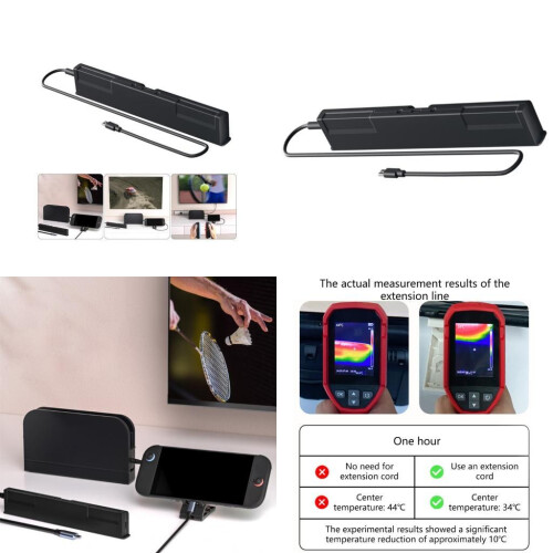 Console Base Extension Adapter Cable 2M Type C to Base Projection Extender Wire For NS2 Gaming Accessories