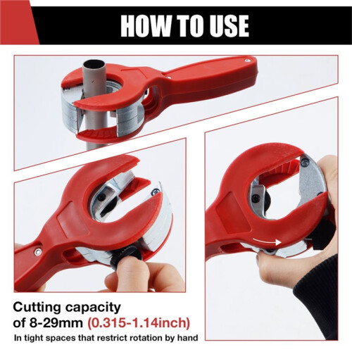 Multi-Purpose Cutting Tools 8-29Mm Ratchet Tube Cutter With Deburring Function For Home Use,Tube Cutter 2