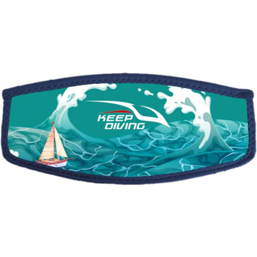 Replacement Padded Mask Strap Cover Scuba Diving  Dive Starry Sky Island 1