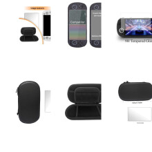 Game Storage Bag & Tempered Film Console Screen Protector Cover for Trimui