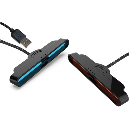 Double USB A Dock with Rapid Charging LED Lights Fast Easy to Use for Switch2 2
