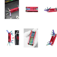 Compactly Folding Allen Wrench Set Torques Enhancement Tool Fold Away Design