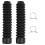 13 Section Bellows 2x Bellows Black Boot Cap Dust Fork Off-road Rubber Universal Durable  Brand USEFUL 1