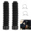 13 Section Bellows 2x Bellows Black Boot Cap Dust Fork Off-road Rubber Universal Durable  Brand USEFUL 6